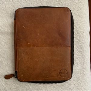 Leather pad folio